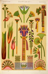 Egyptisk ornament fra Ch II, plade IV af 